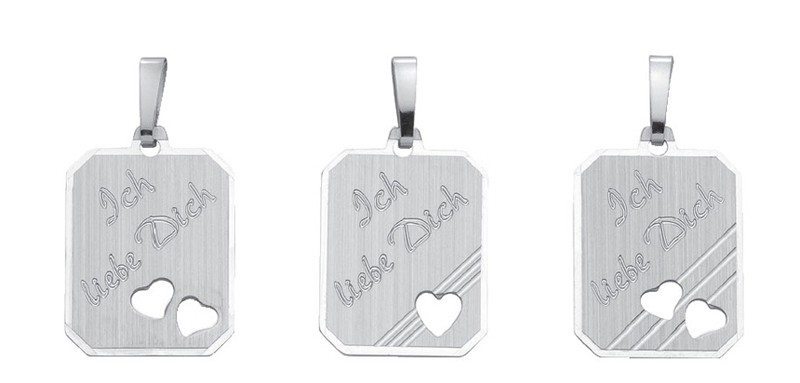 Eckige Gravurplatte aus Silber (GP 150699)