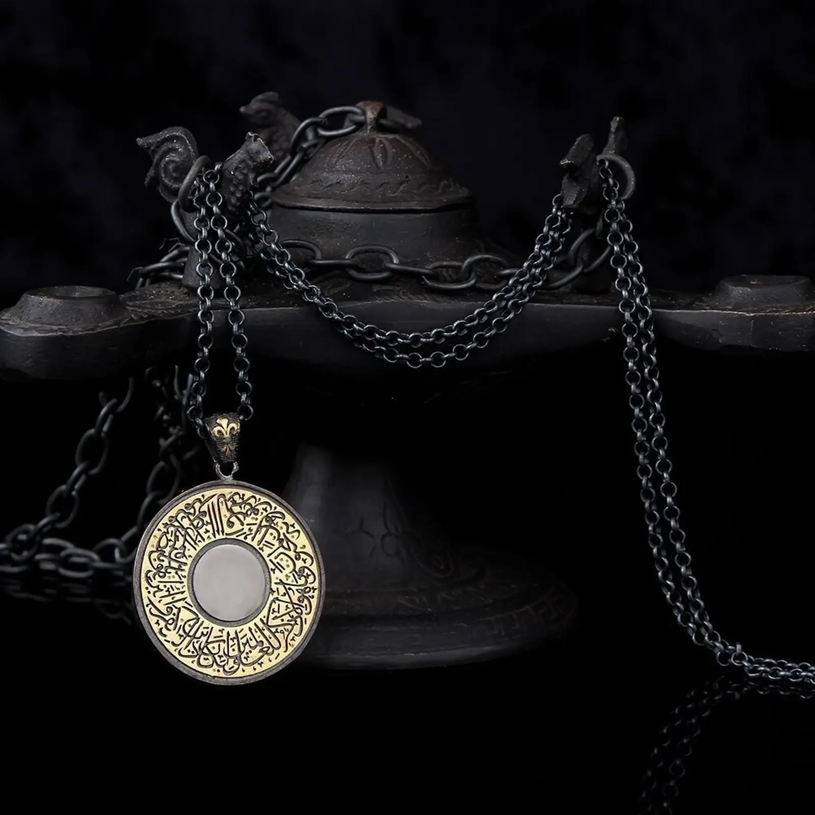 925K Sterling Silver Ayat al-Kursi Necklace