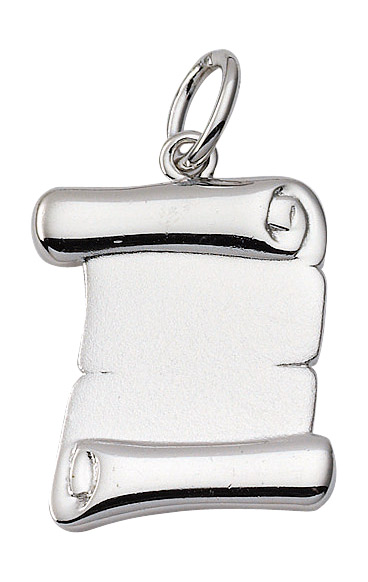 Buchrolle Gravurplatte aus Silber (GP 129256)