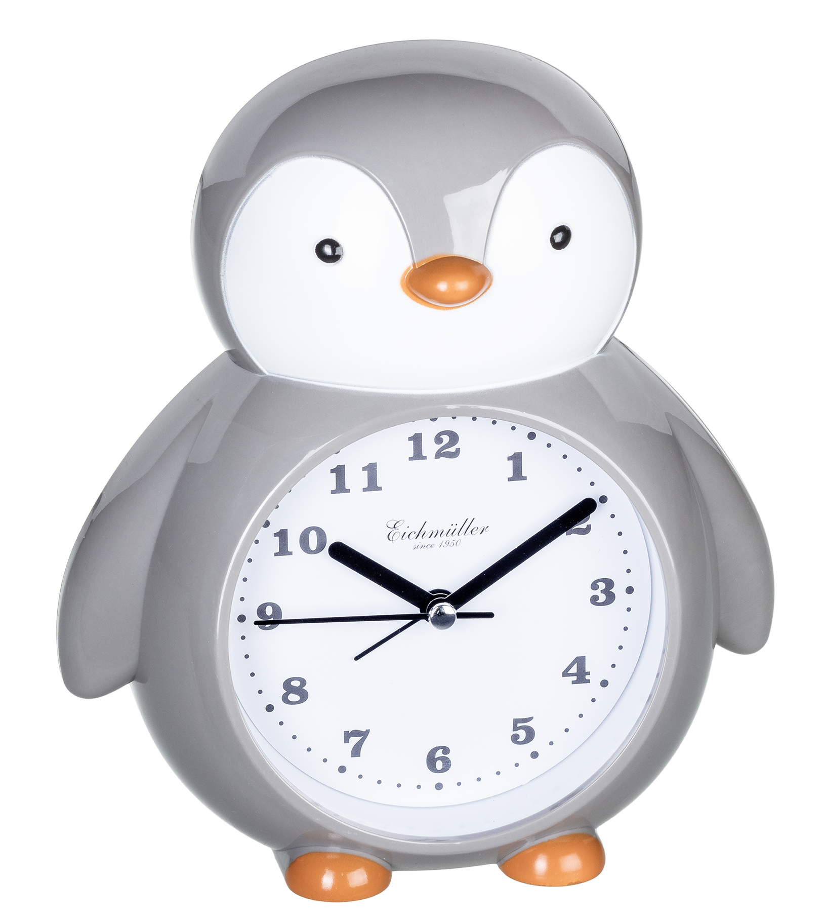 Kinderwecker Pinguin Grau (9896-02)