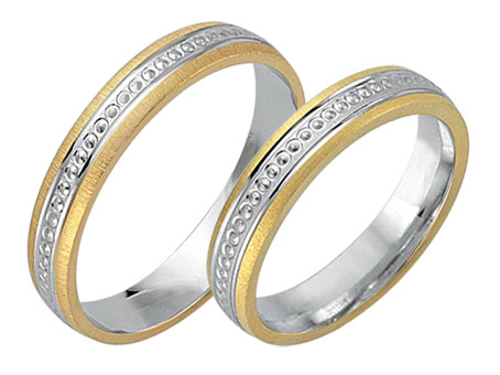 Trauringe 585 Bicolor