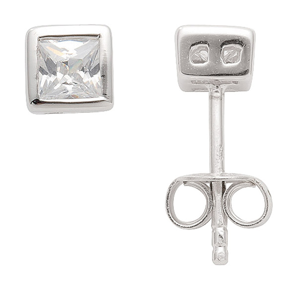 Ohrstecker aus Silber mit Zirkonia (OS114535)