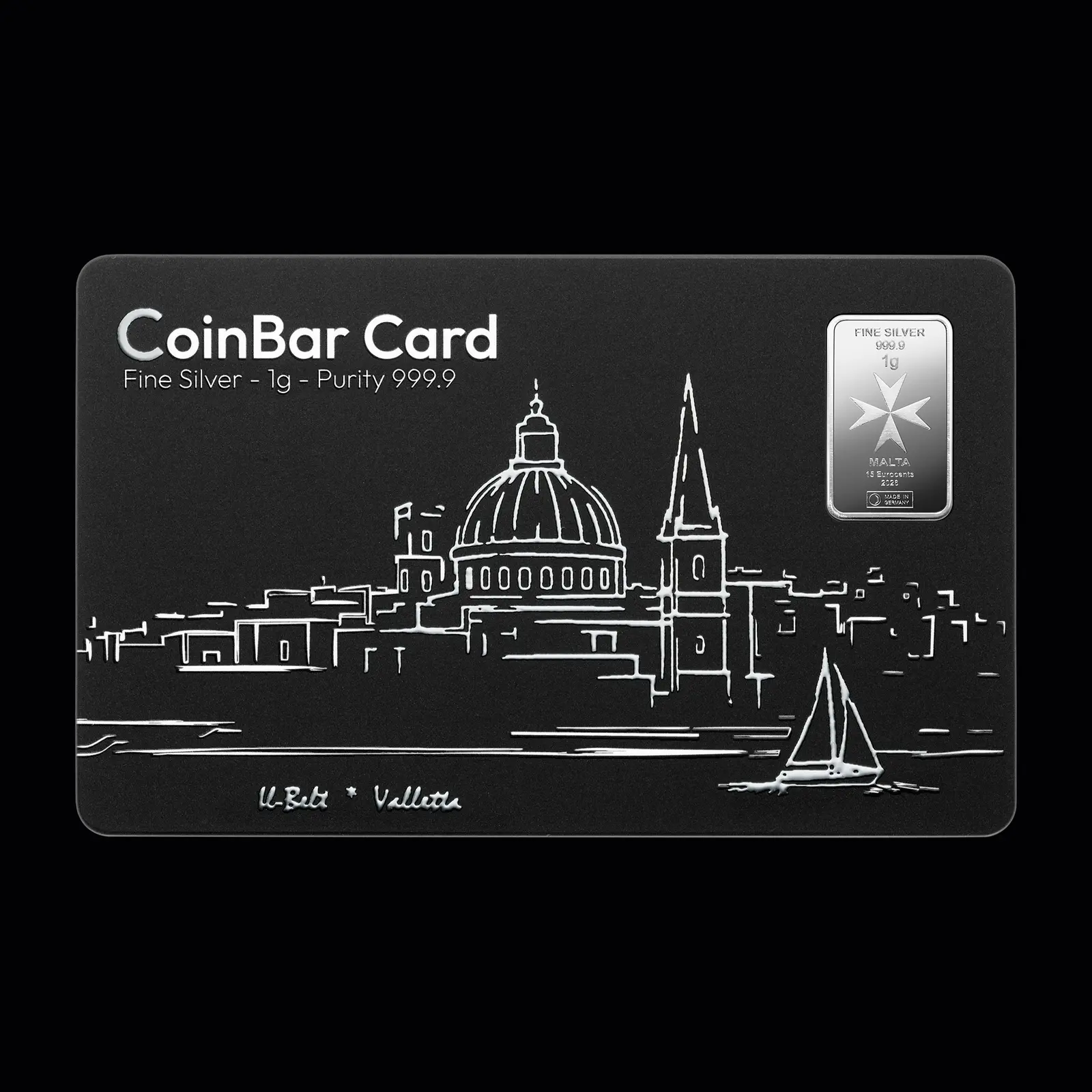 CoinBar Card 1 x 1 g Ag
