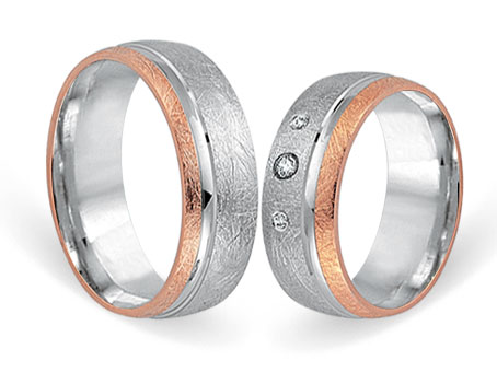 Trauringe 585 Bicolor
