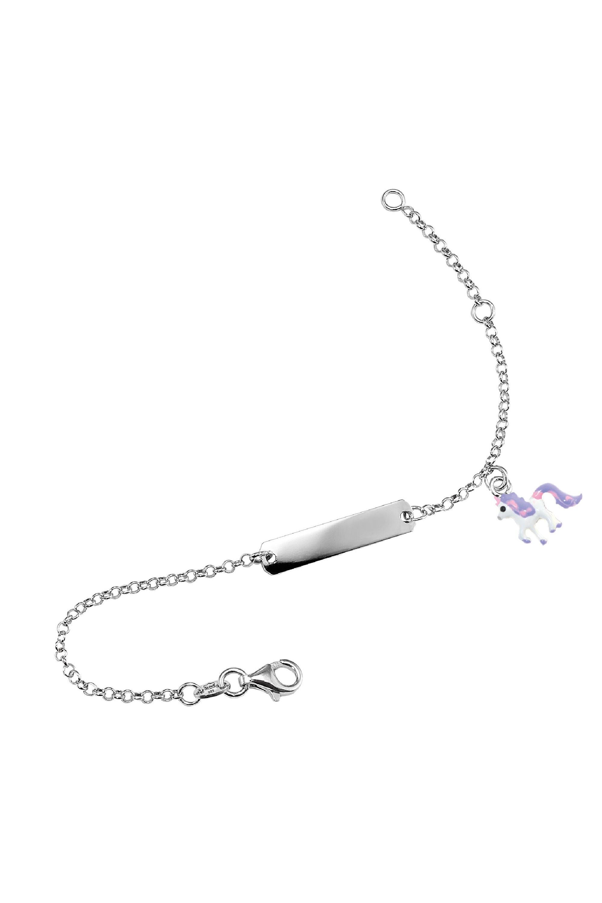 Scout Armband 925/- Sterling Silber rhodiniert Einhorn - OneSize (160260001)
