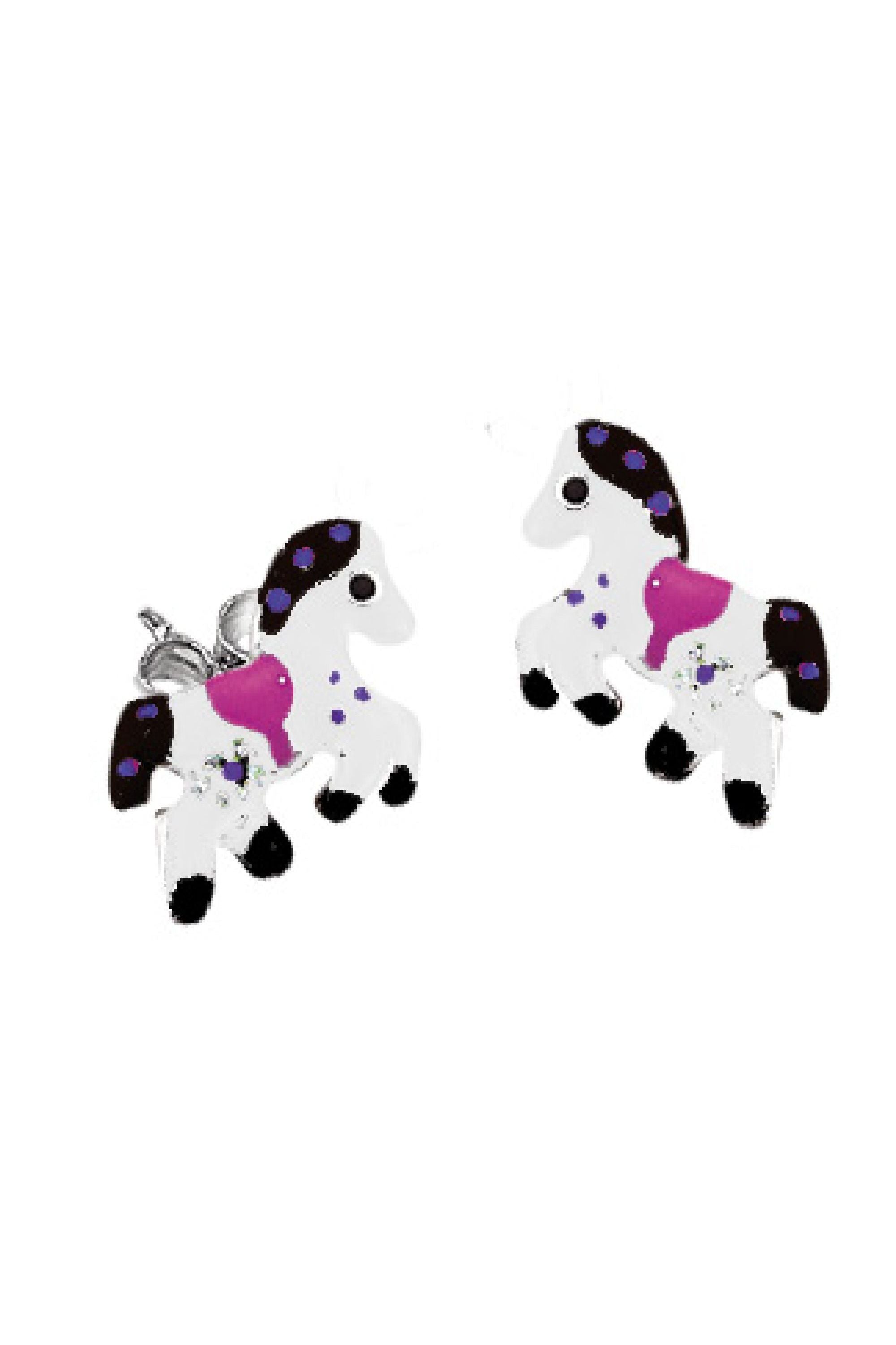 Scout Ohrstecker 925/- Sterling Silber rhodiniert Pferde - OneSize (160220024)