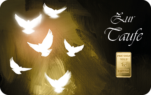 FineCard Taufe 1 x 1,0 g. (81016681)