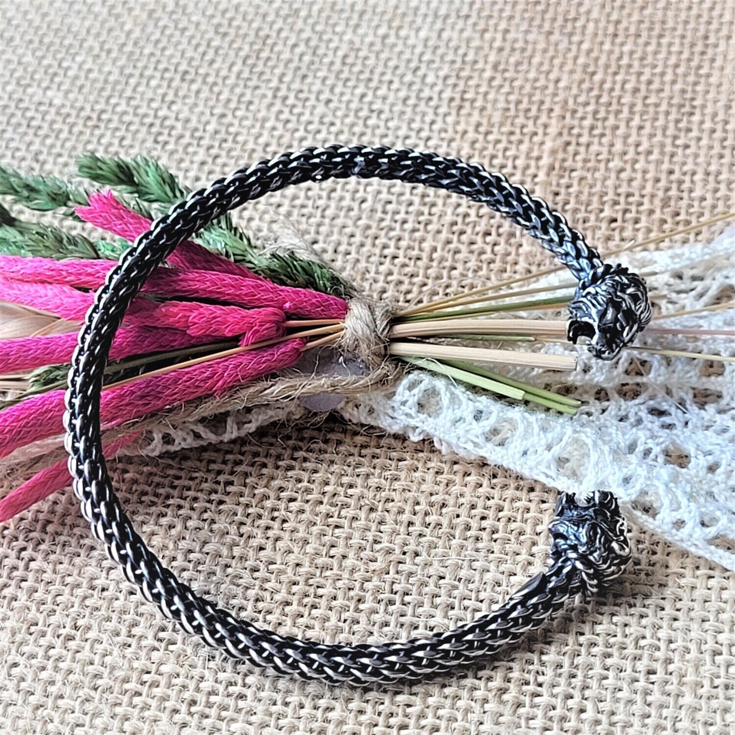 Braided Bracelet 925 Silver | Wadlyn (WAD/03014)