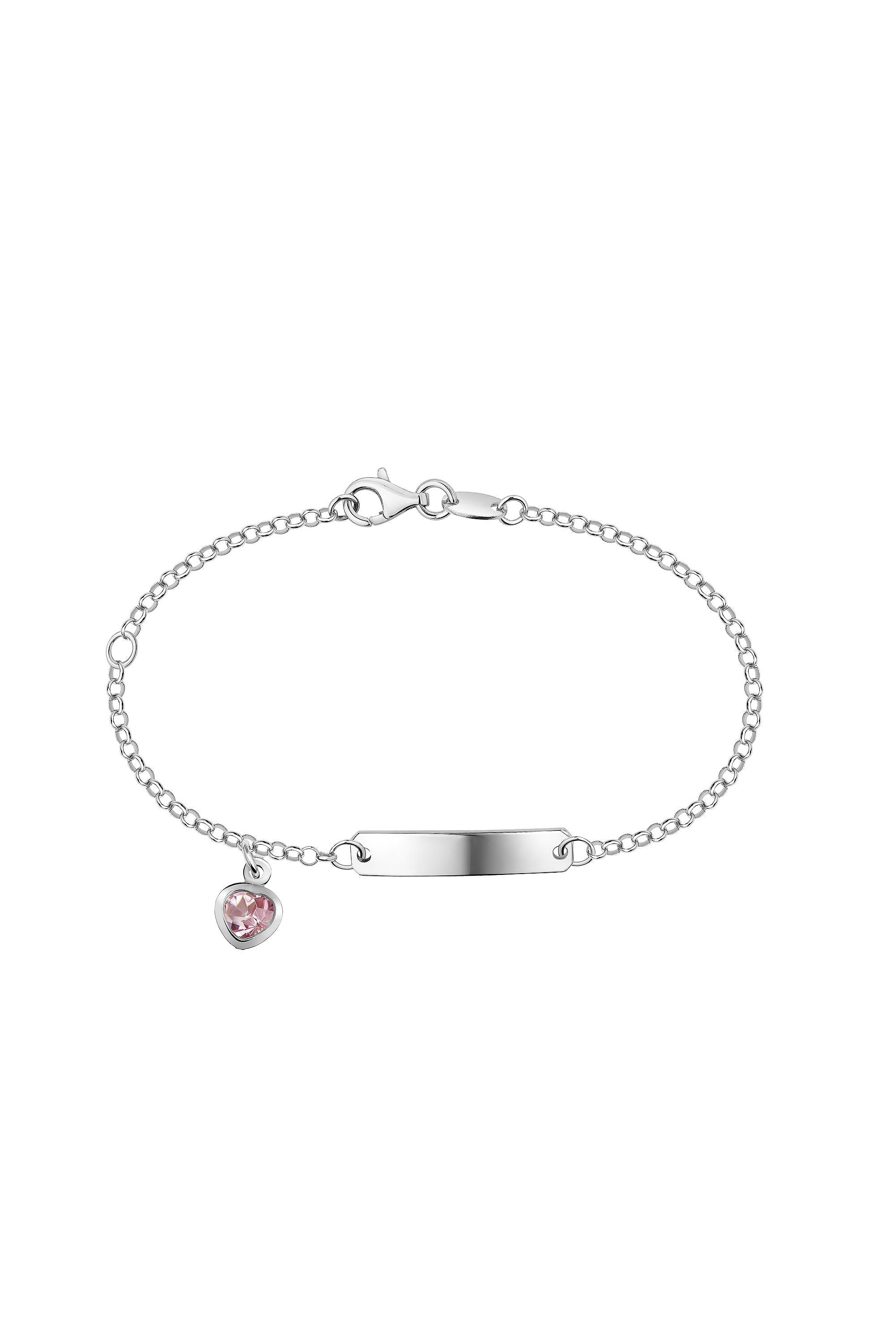 Scout Armband 925/- Sterling silber rhodiniert Herz rosa (160260018)