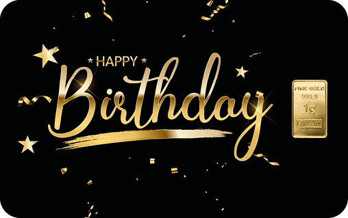 FineCard Happy Birthday 1 x 1,0 g. (81016476)