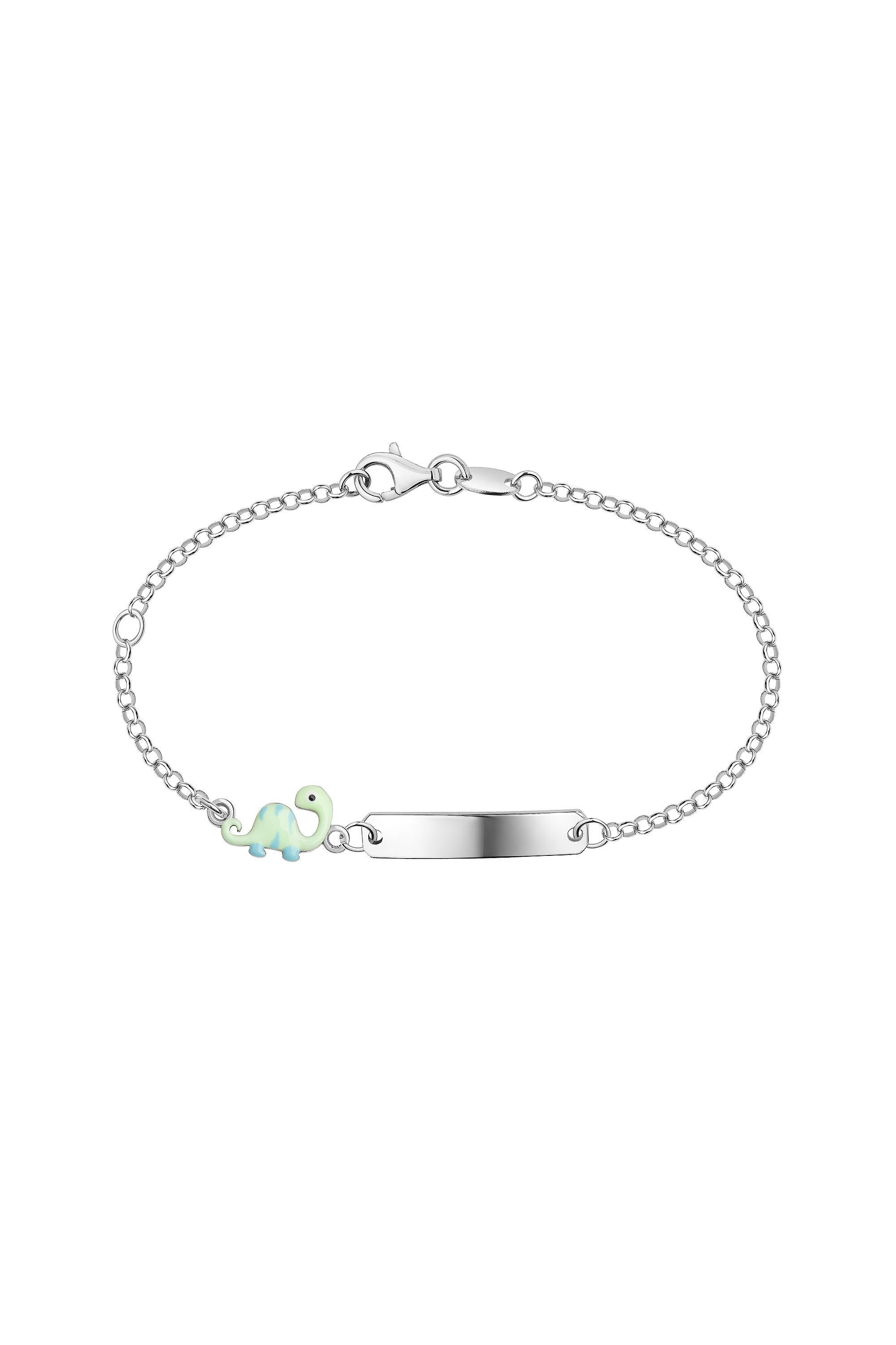 Scout Armband 925/- Sterling Silber rhodiniert Dino grün (160260003)