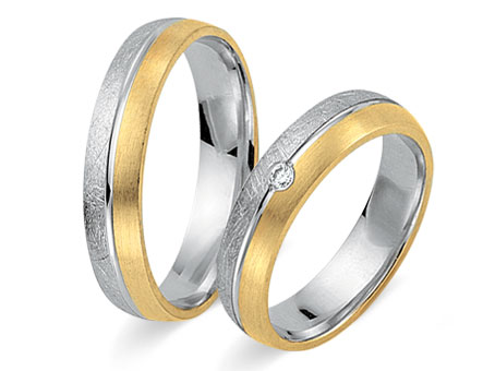 Trauringe 333 Bicolor