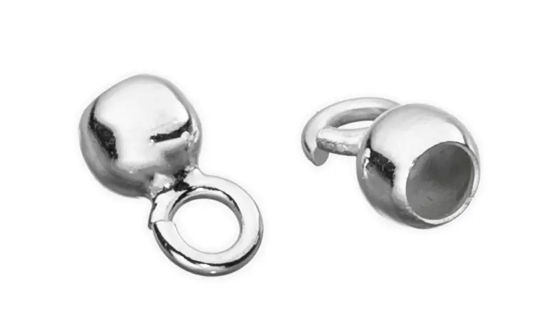 Kugelkapsel große geschl. Öse 5,0mm 925/-