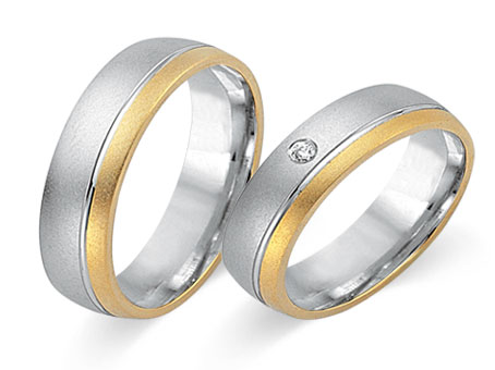 Trauringe 585 Bicolor