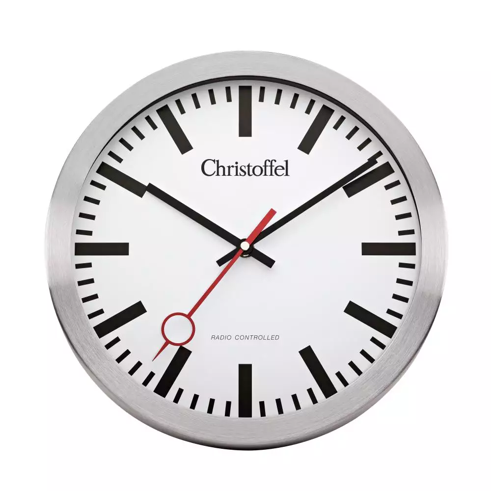Wanduhr Funk Christoffel (59002 mit Christoffe)
