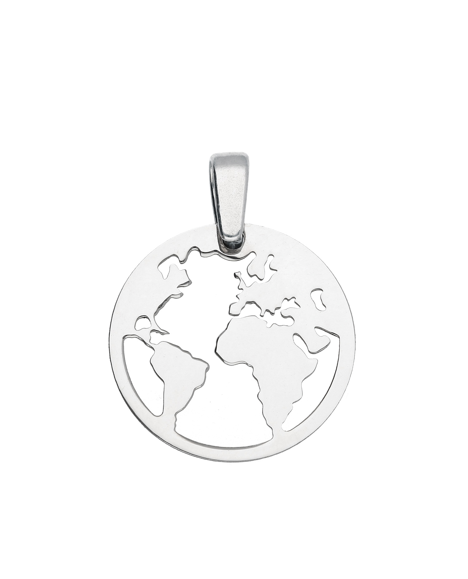 Weltkugel Anhänger aus Silber 925/rh (AN 181293)