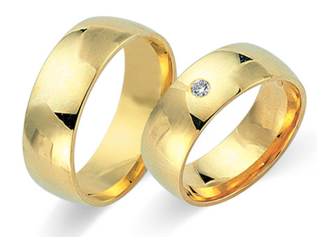 Trauringe 585 Gelbgold