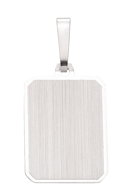 Eckige Gravurplatte aus Silber (GP 150685)
