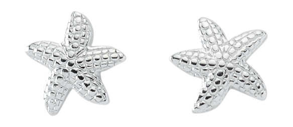 Silber Motive Ohrstecker Seestern (OS139180)