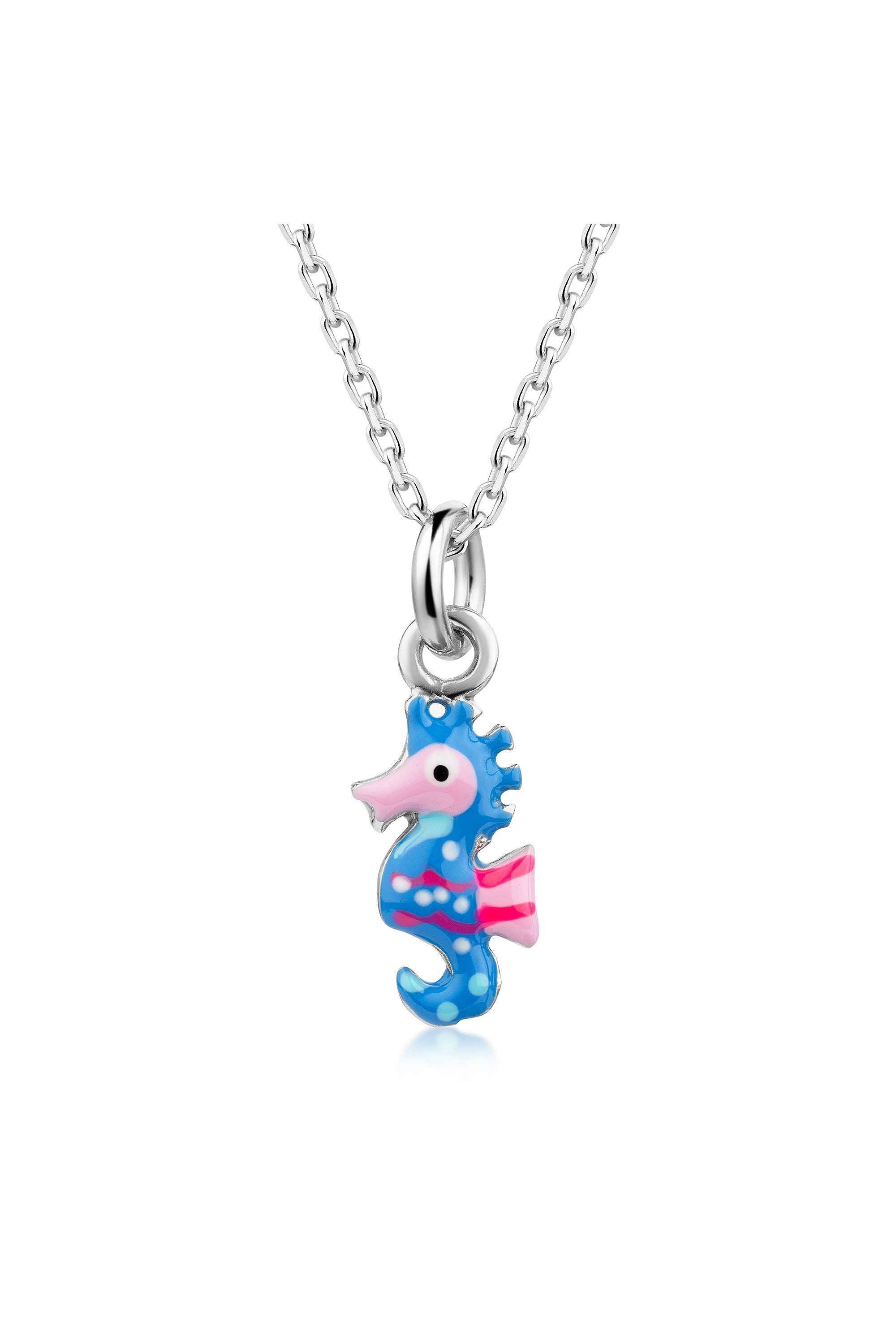 Scout Anhänger mit Kette 925/- Sterling Silber rhodiniert Seepferdchen (500245630)