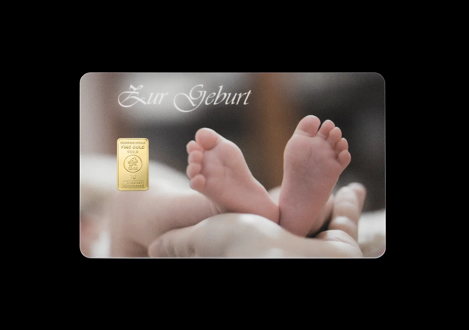 FineCard Zur Geburt 1 x 1,0 g.