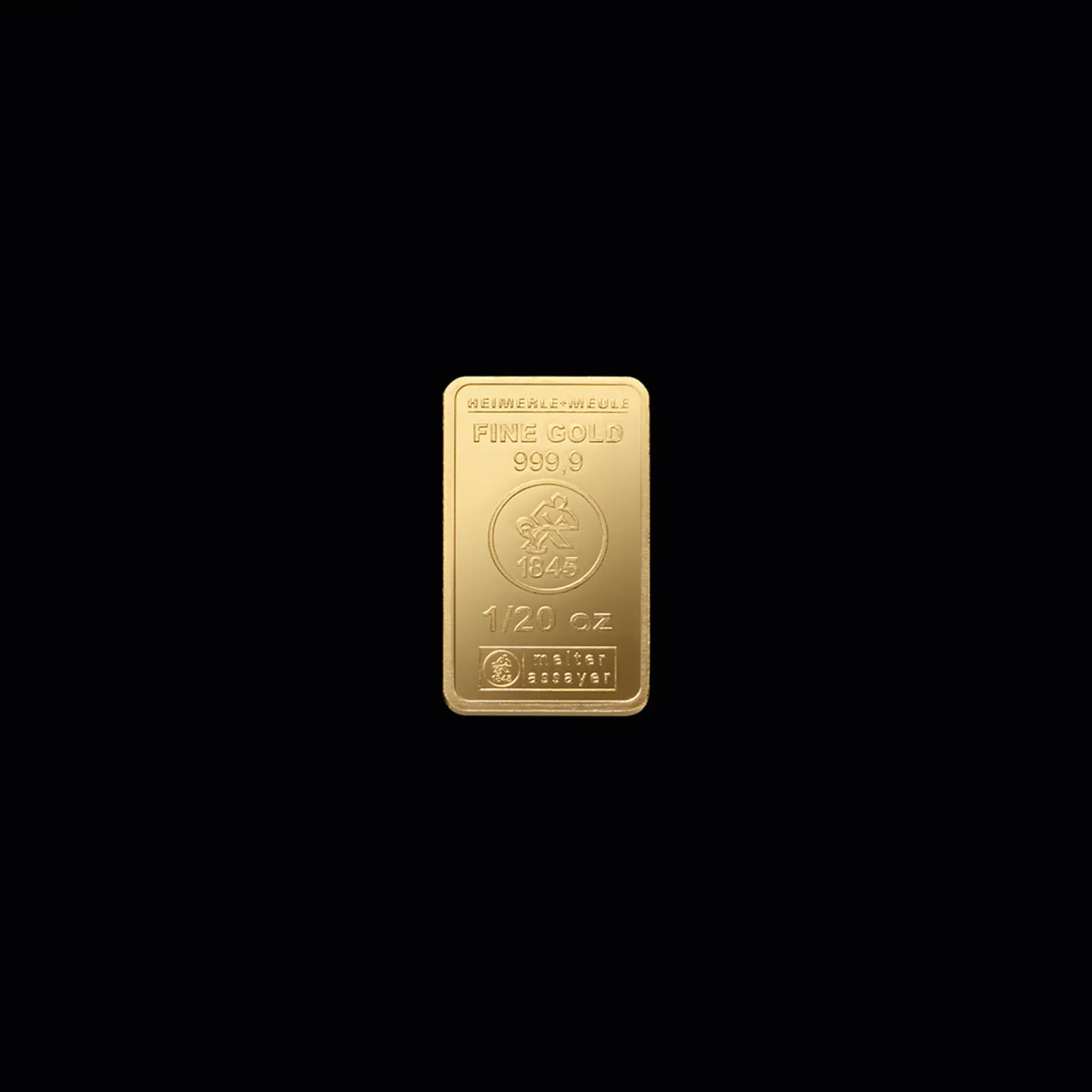 Goldbarren 1/20 Oz geprägt