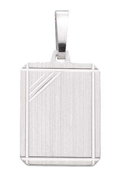 Eckige Gravurplatte aus Silber (GP 150687)
