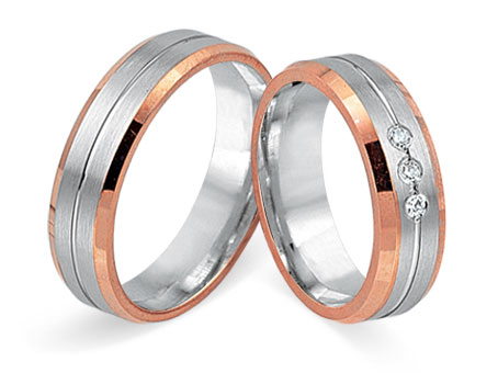 Trauringe 585 Bicolor
