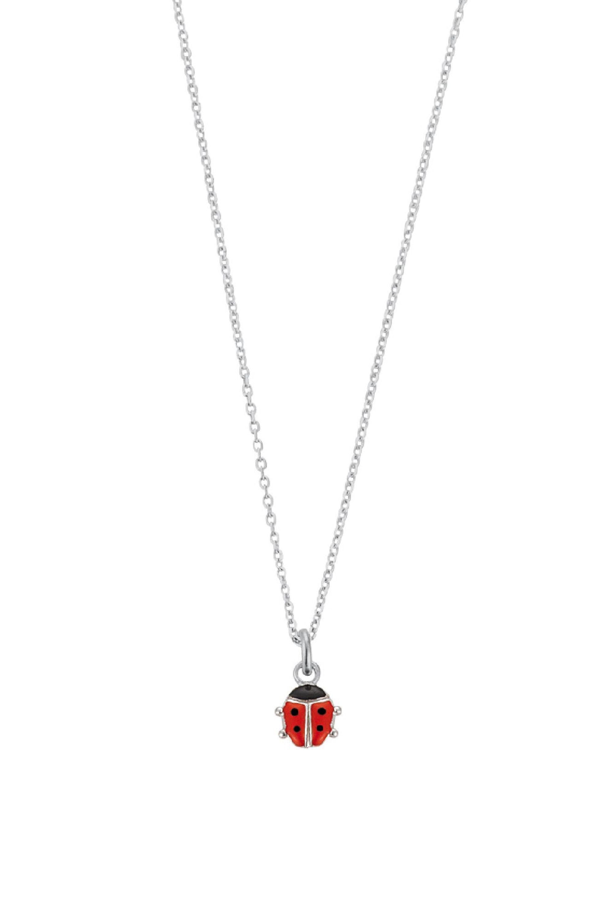 Scout Anhänger mit Kette 925/- Sterling Silber rhodiniert Marienkäfer - OneSize (500245631)