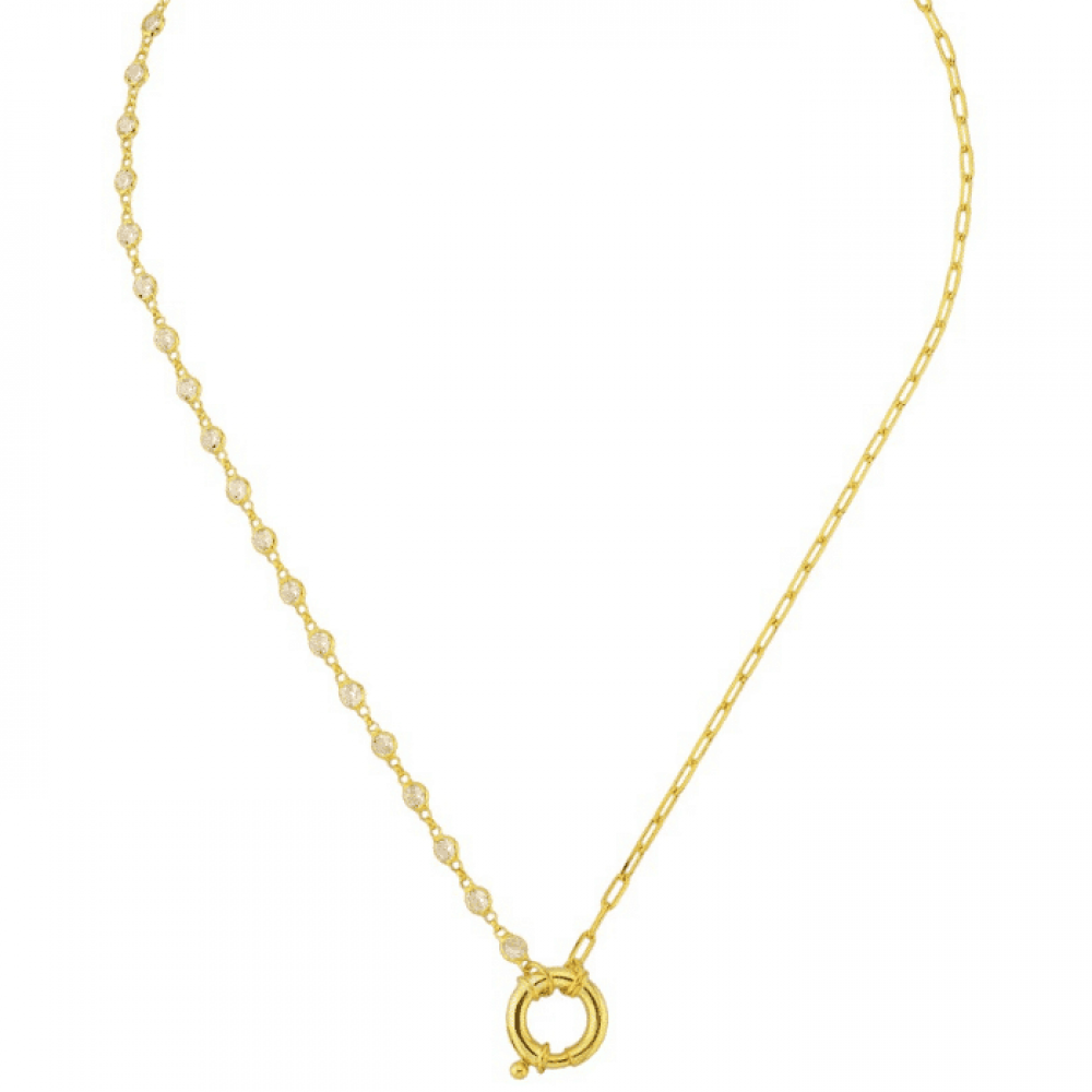 Chain Design Diamond Halskette Basic