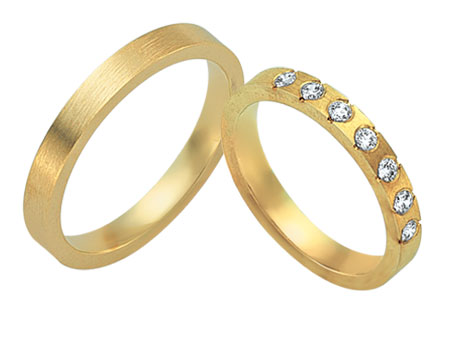 Trauringe 585 Gelbgold