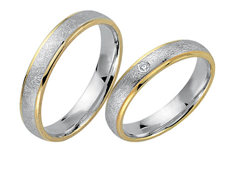 Trauringe 333 Bicolor