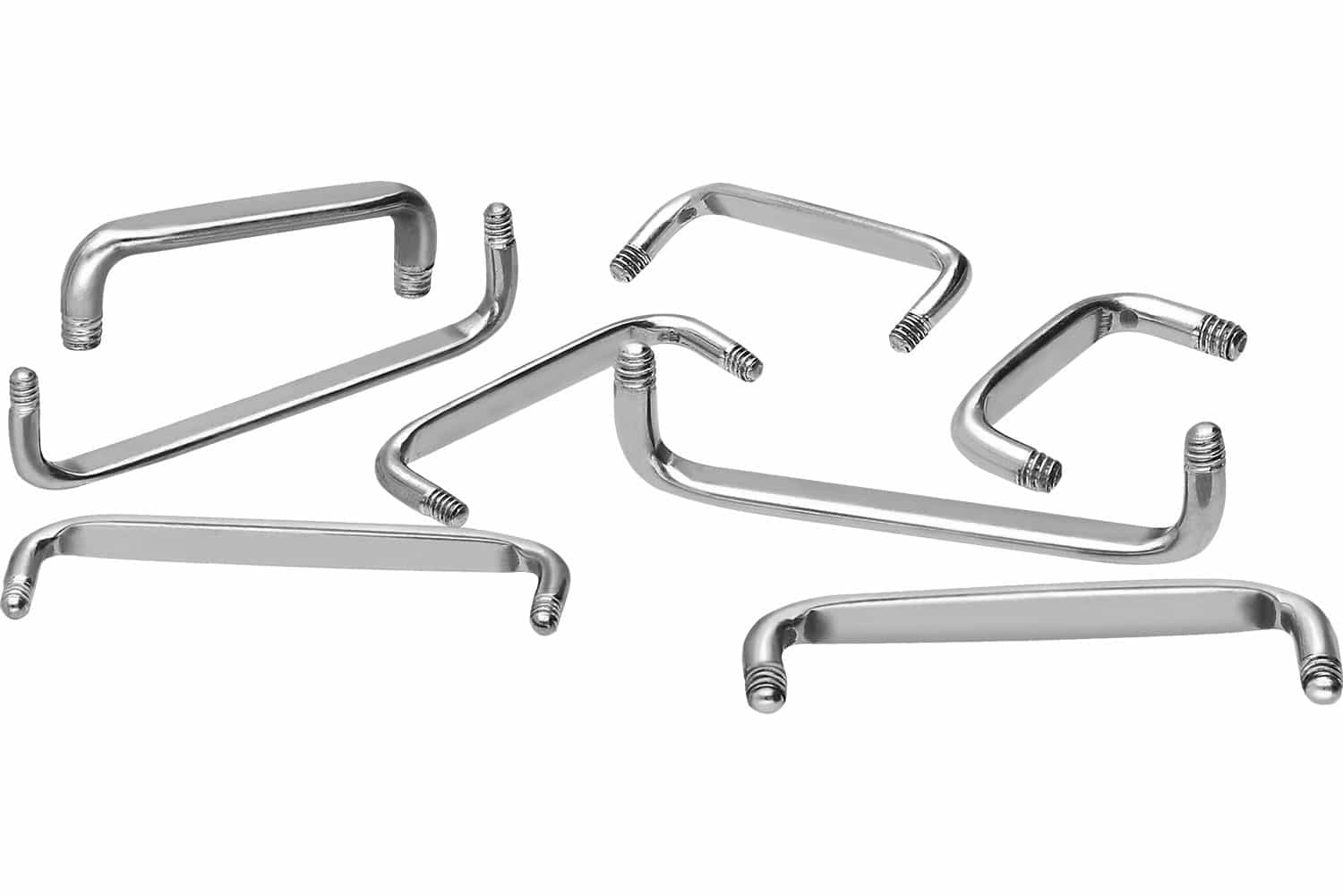 Titan Surface Barbell FLACH (90 Grad) ohne Kugeln (TTW470_[110103])