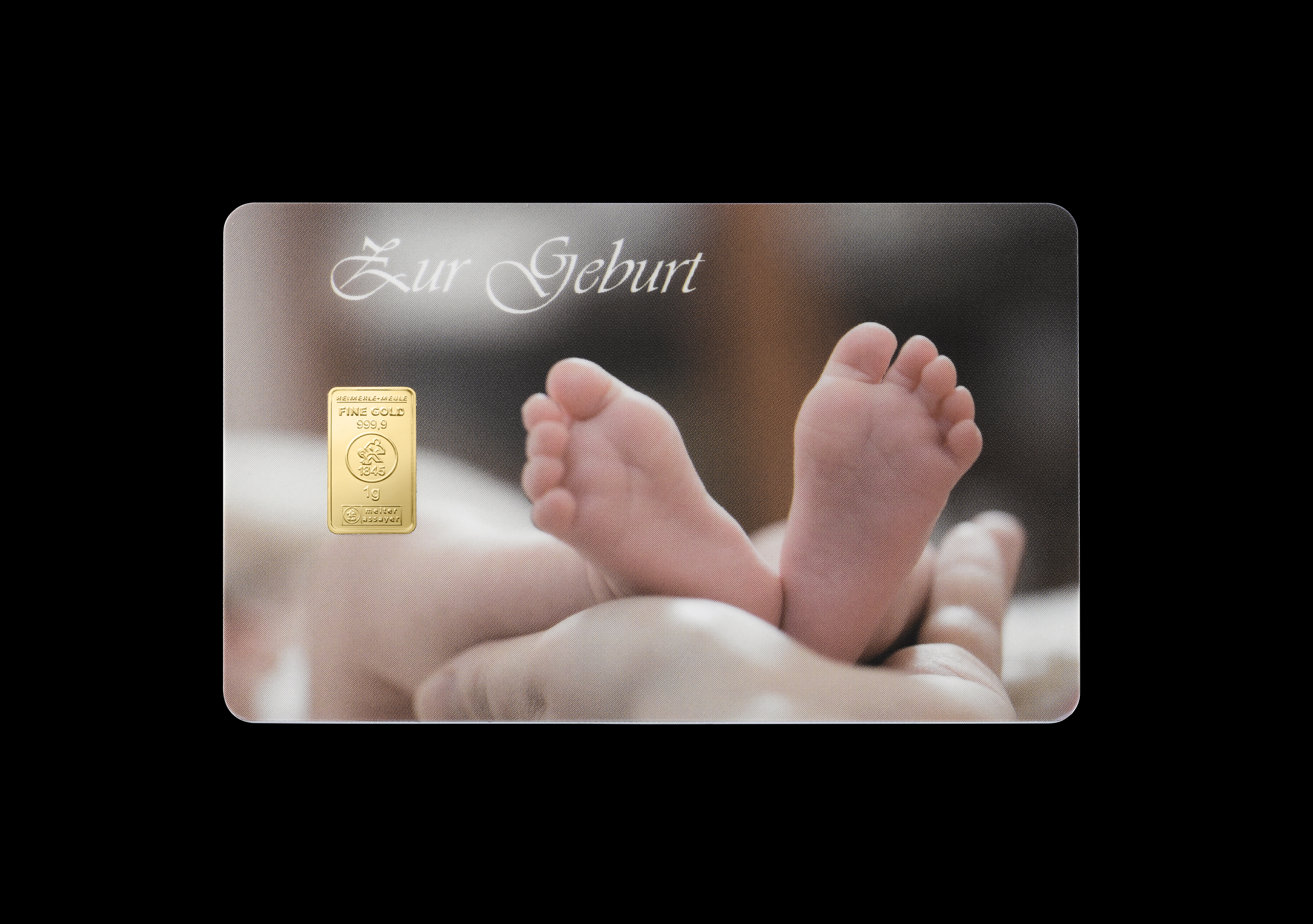 FineCard Zur Geburt 1 x 1,0 g.