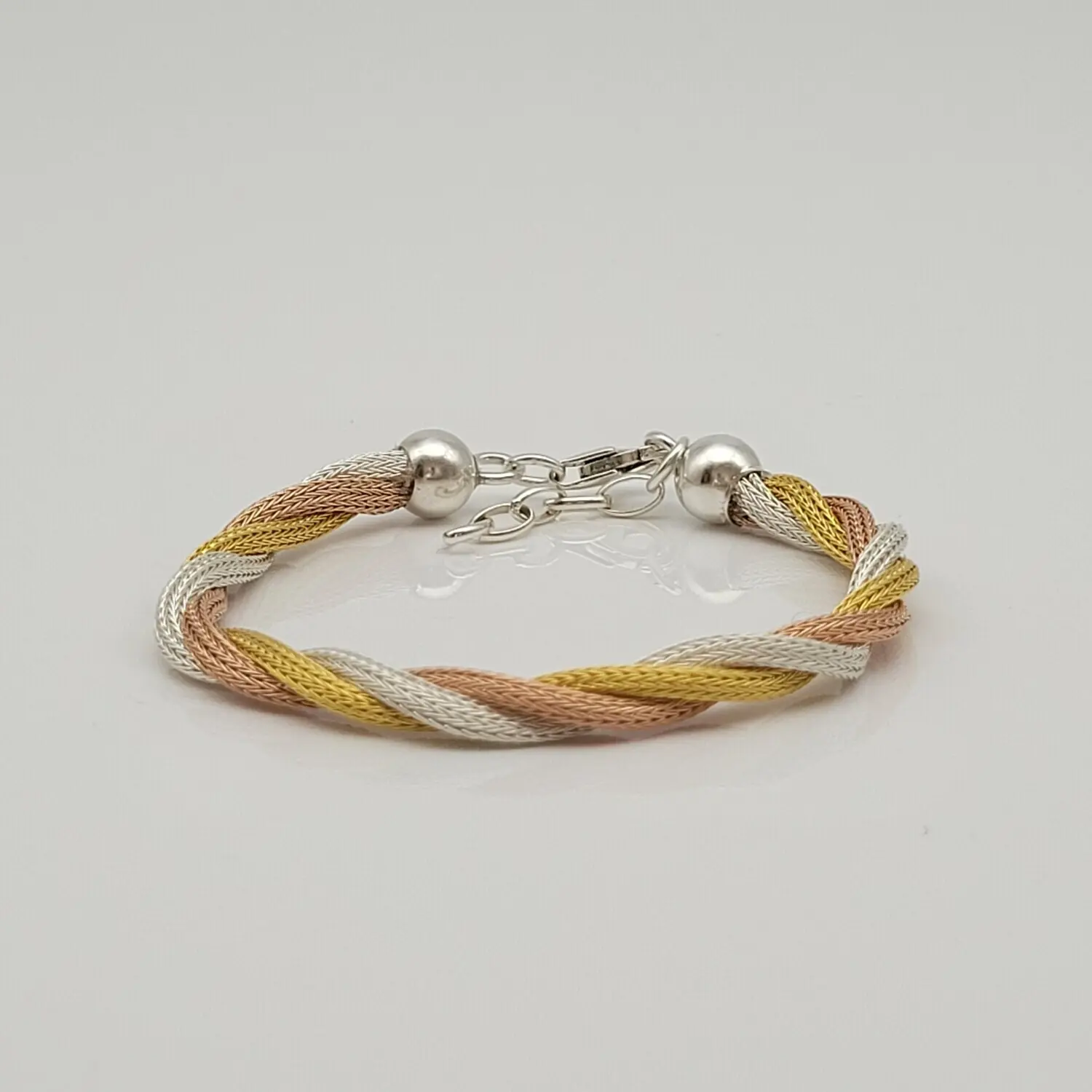 Beauty Bracelet 925 Silver Yellow White