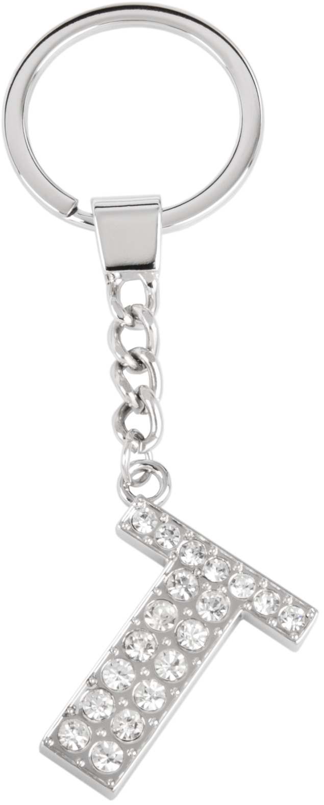 Schlüsselanhänger Buchstabe (T) mit Steinchen (8800-105)