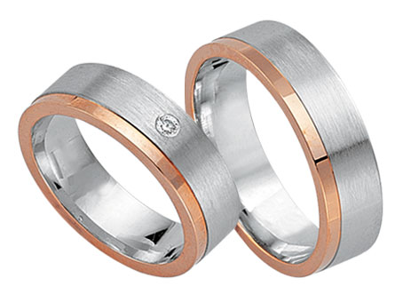 Trauringe 585 Bicolor