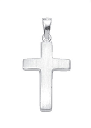 an150595 Kreuz Anhänger aus Silber