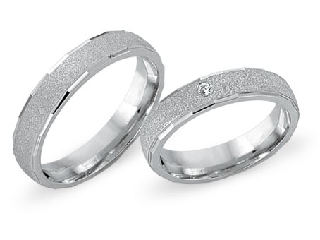 Trauringe 585 Weißgold