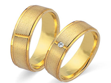 Trauringe 585 Gelbgold