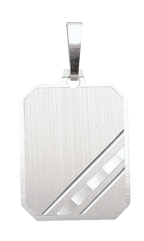 Gravurplatte aus Silber