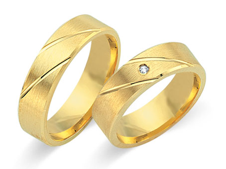 Trauringe 585 Gelbgold