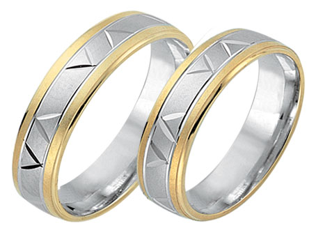 Trauringe 333 Bicolor