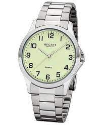 REGENT 1152405 Herrenuhr 39 mm Leuchtzifferblatt 5 BAR
