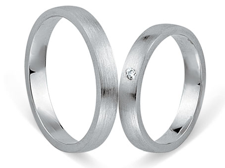 Trauringe 585 Weißgold