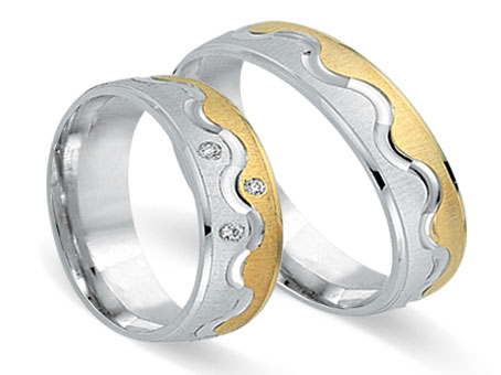 Trauringe 585 Bicolor