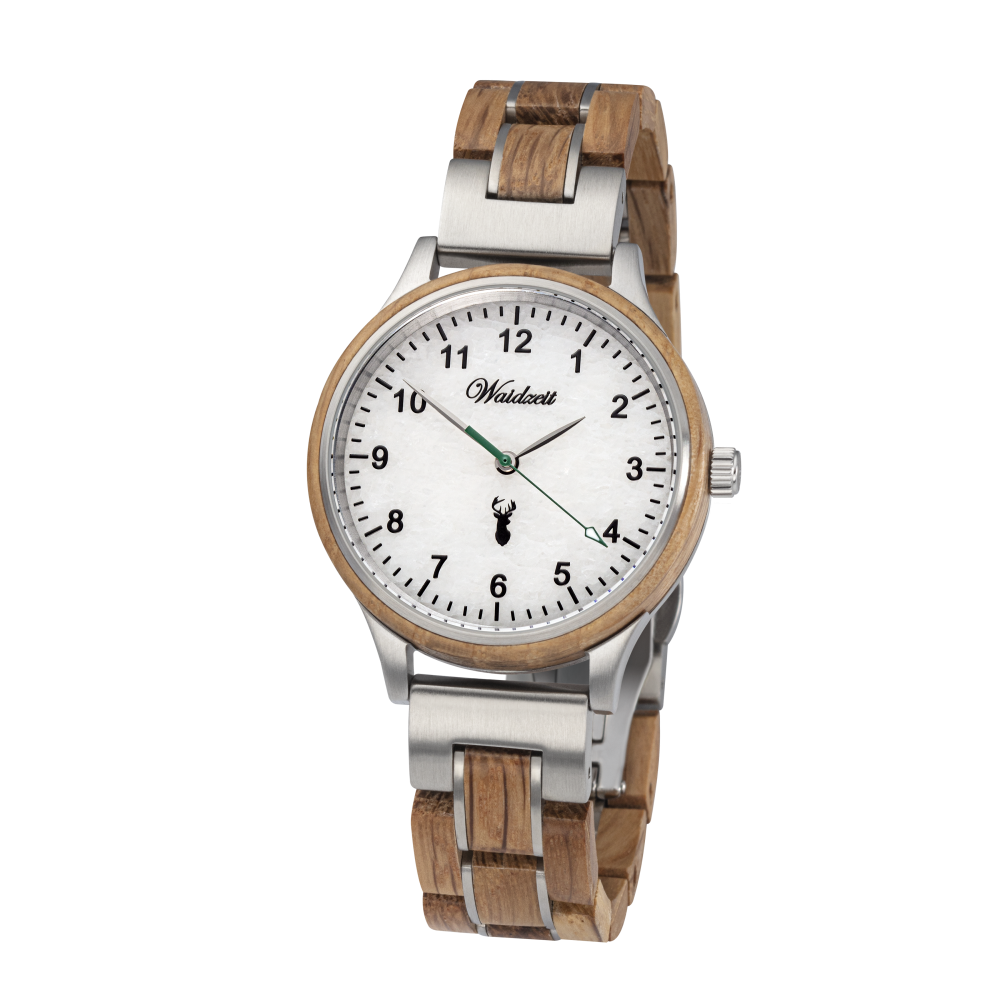 Damenuhr Waidzeit Grüner Panther