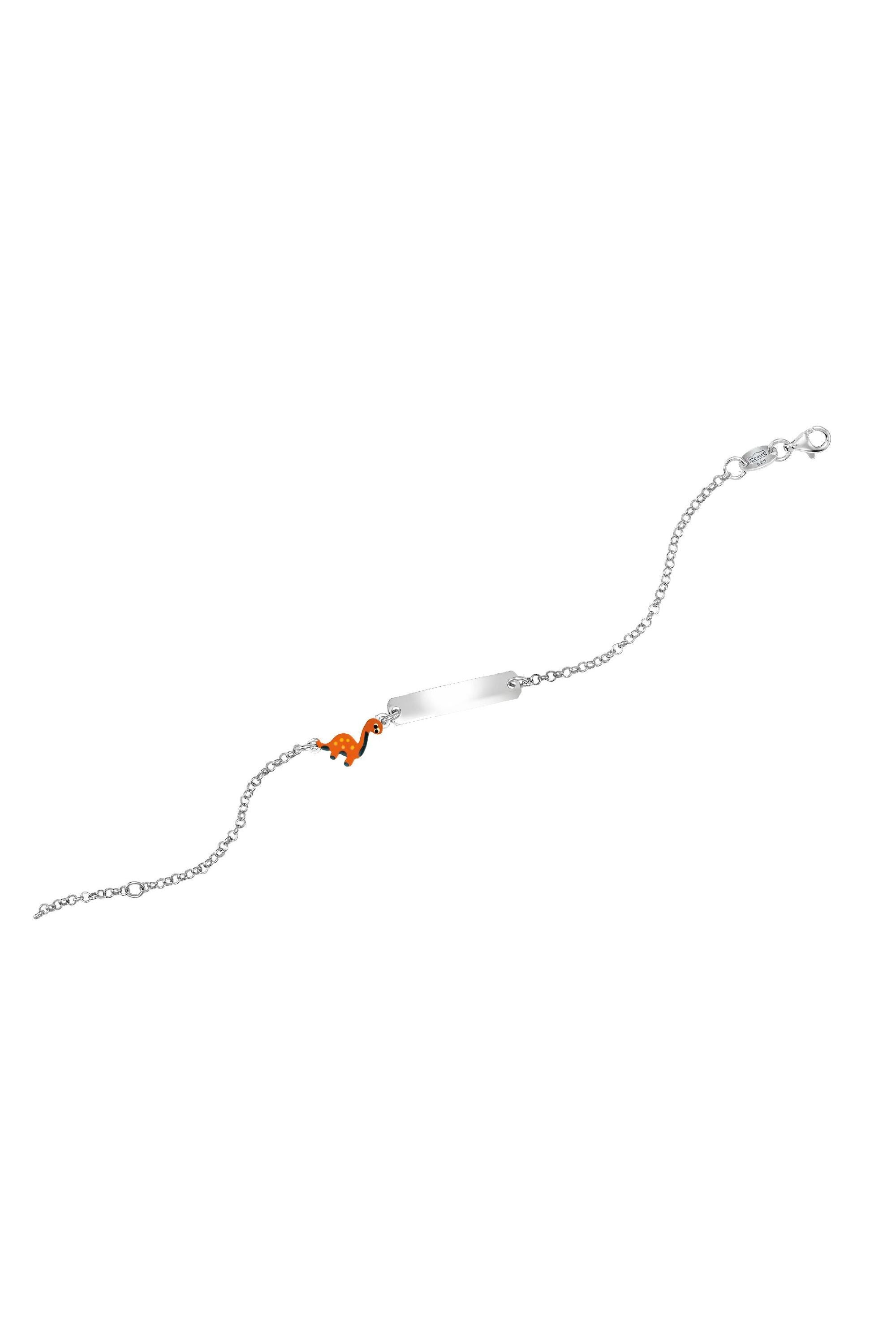 Scout Armband 925/- Sterling Silber rhodiniert Dino orange - OneSize (160260005)