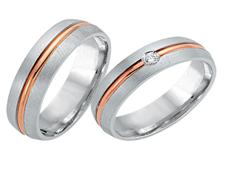 Trauringe 585 Bicolor