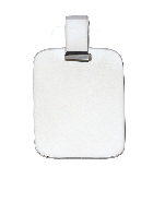 Eckige Gravurplatte aus Silber (GP 150581)